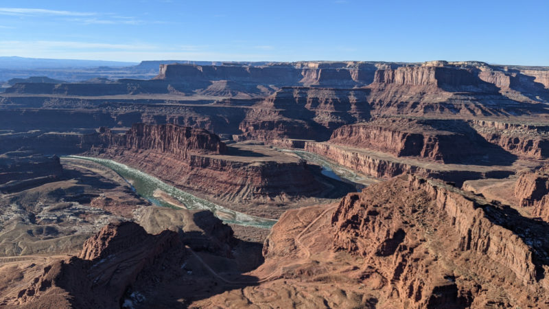 Photo of elopement destination, Colorado River, Dead Horse Point in Utah.