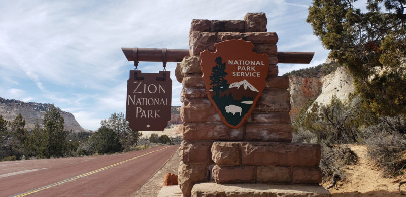 Photo of elopement destination, Zion National Park in Utah.