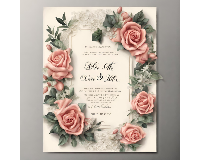 DIY Wedding Invitation